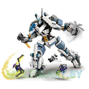 Конструктор LEGO Ninjago 71738 Битва с роботом Зейна картинка 10